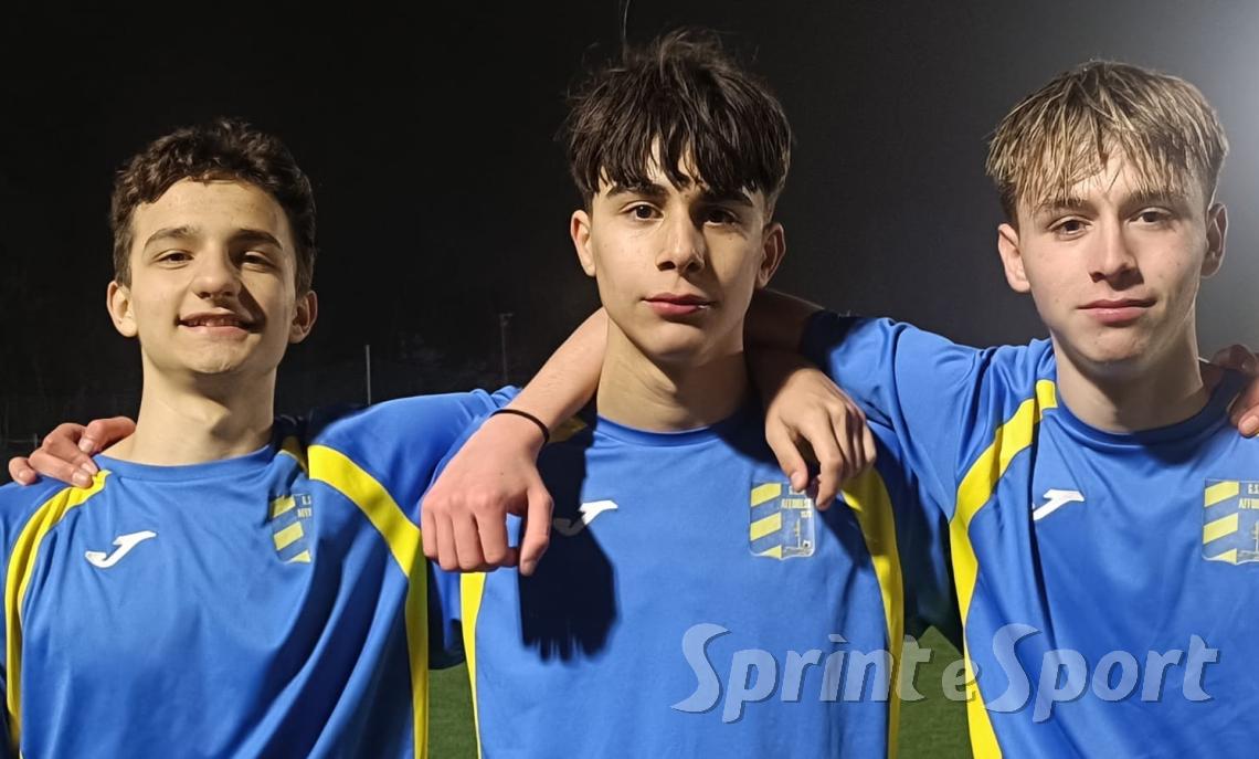 Gabriele Siciliano, Marco Protti, Alessandro Rossetti ● AFFORESE UNDER 16