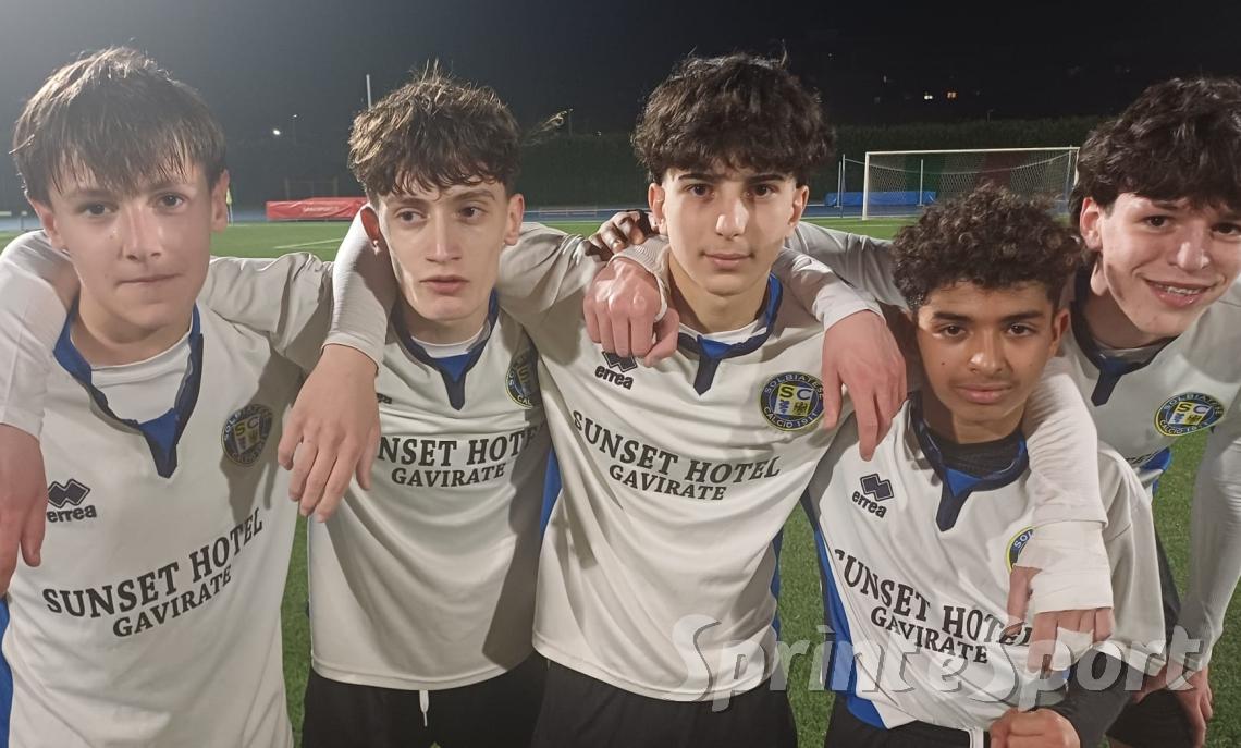 UNDER 15 SOLBIATESE Marsich, Cesare, Moretti, Ghouati e Valenti