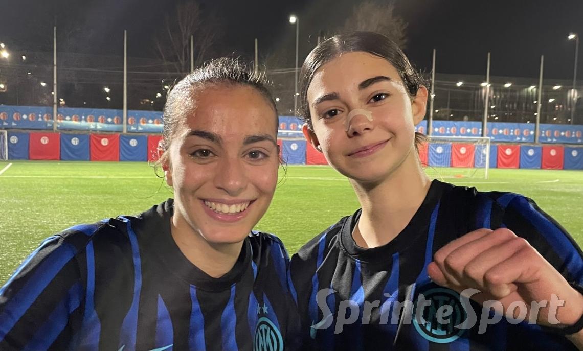 INTER UNDER 15 FEMMINILE &bull; Della Morte e Milinari, protagoniste della vittoria contro l'Atalanta