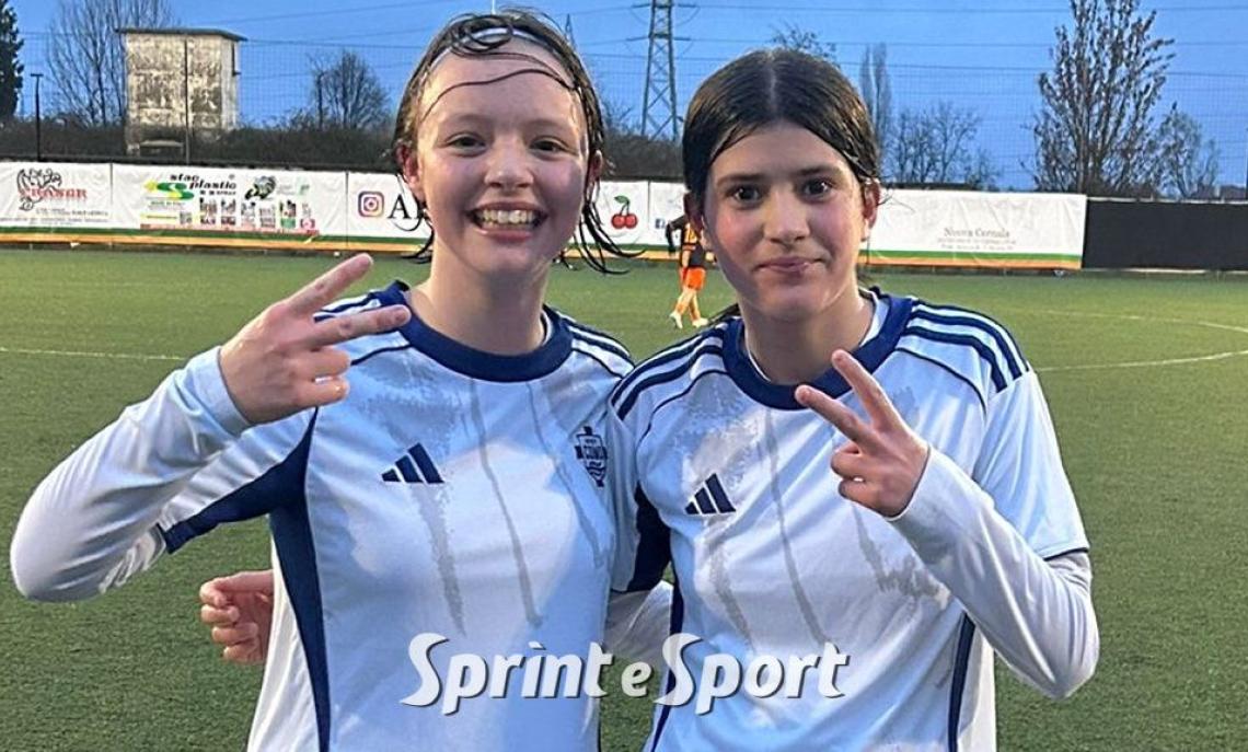 UNDER 15 FEMMINILE: Venaria - Como 1-2, le marcatrici Tosca Rotondo e Cecilia Redaelli