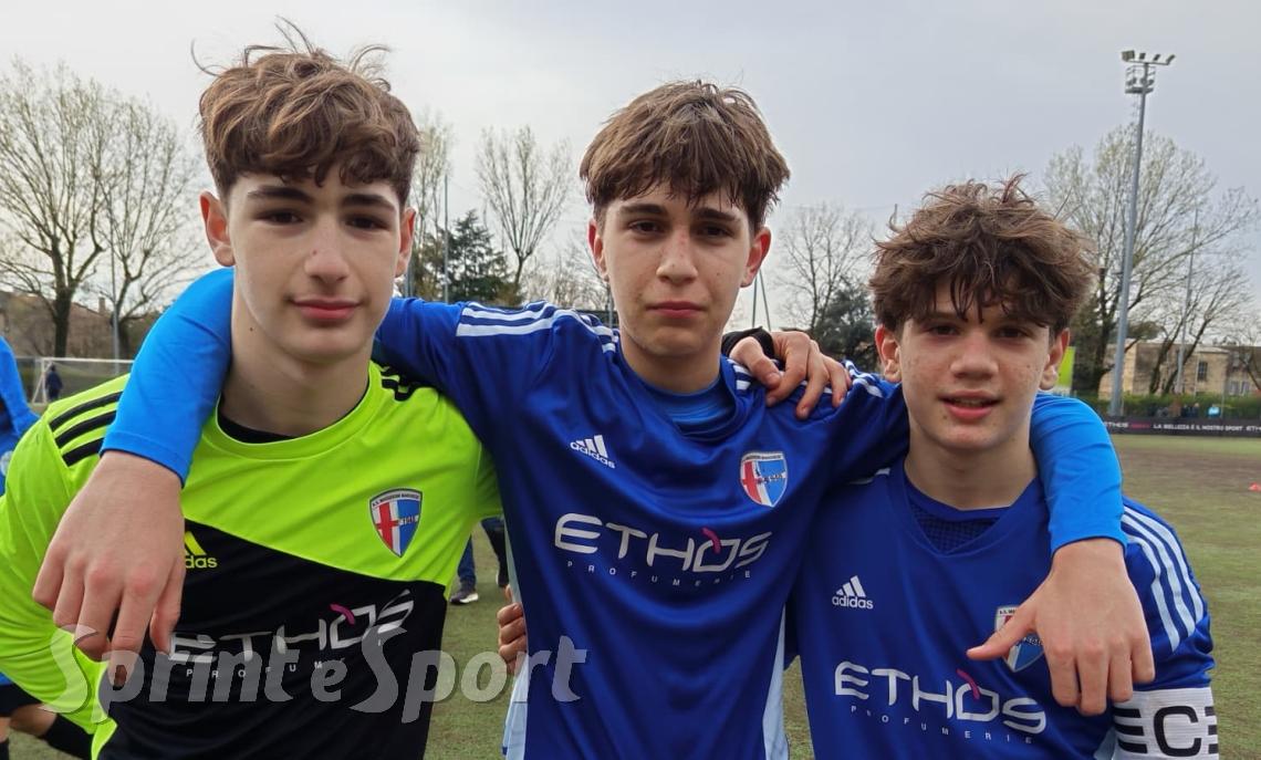 UNDER 14 MASSERONI &bull; Daniele Lopopolo, Alessandro Martini e Alberto Antonini