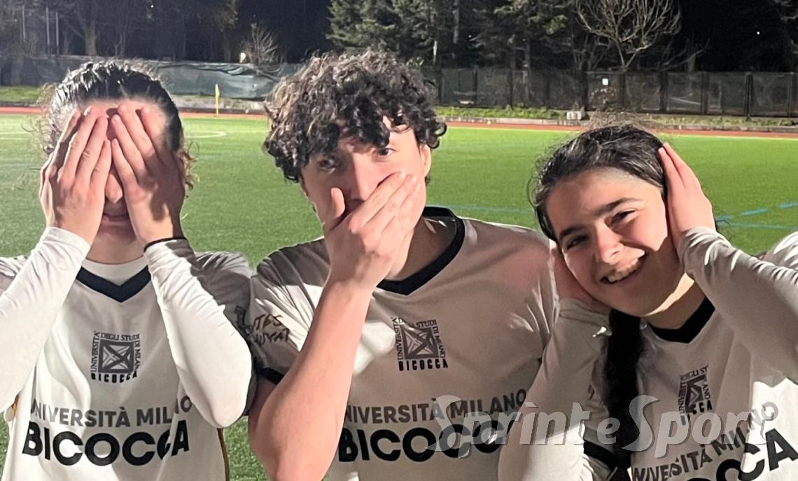 CUS BICOCCA PROMOZIONE FEMMINILE &bull; Lucia Carabelli, Chiara Nava, Melissa Bisi; CUS BICOCCA