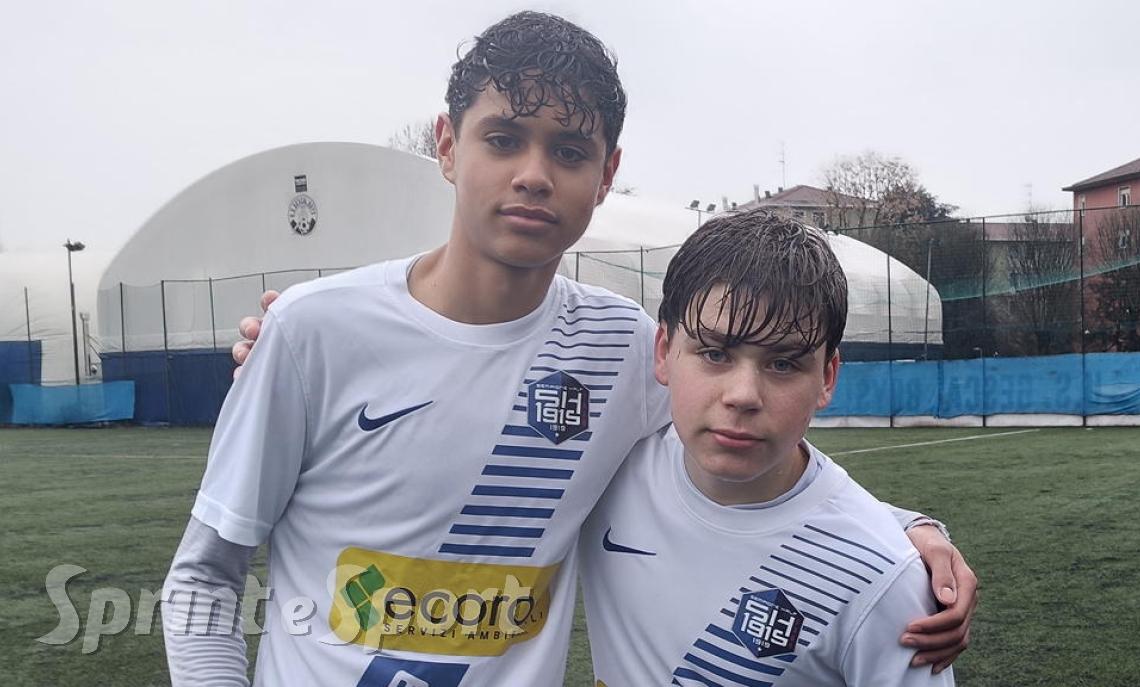 Yakoub Kalboussi e Giovanni Di Matola; SEMPIONE UNDER 14