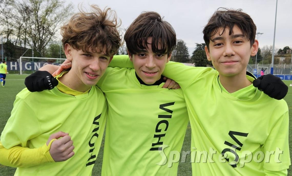 Thomas Ujkaj, Alejandro Barbagallo, Andrea Gallo &bull; VIGHIGNOLO UNDER 15