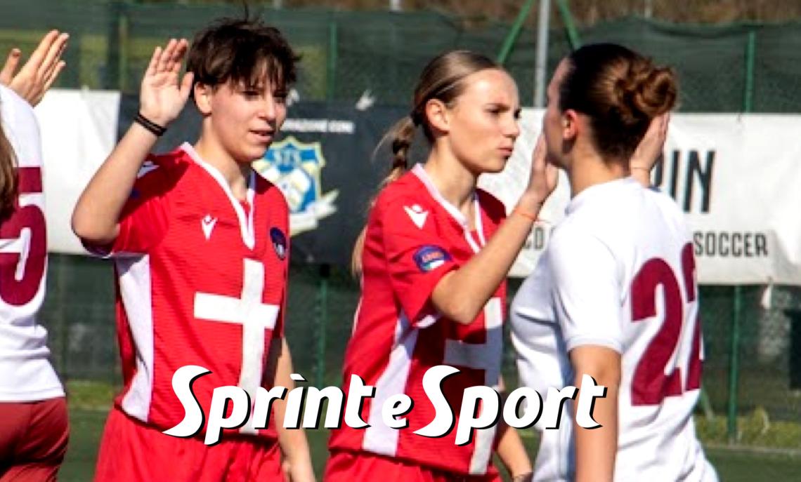 Under 21 Rappresentativa Femminile Piemonte VdA-Accademia Torino 2-3: Gaia Alberto, Emma Nota e Maria Sole Brandi (foto Luigi Doria)