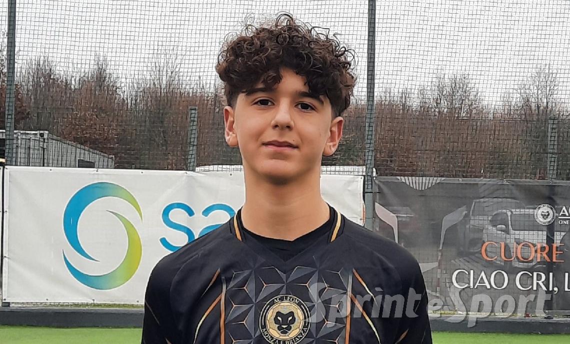LEON UNDER 14 &bull; Simone Palumbo, autore del gol del definitivo 2-2