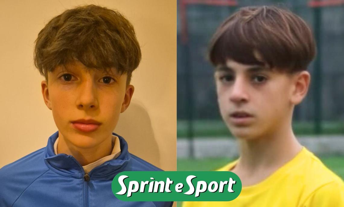 Stefano Rivetta, Ethan Frustaci; FRECCIA AZZURRA-REAL TREZZANO UNDER 14