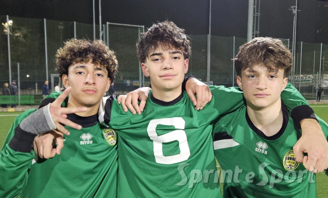 Aaron Jara Gonzales, Simone Siciliano e Francesco Origgi ● BONOLA UNDER 16