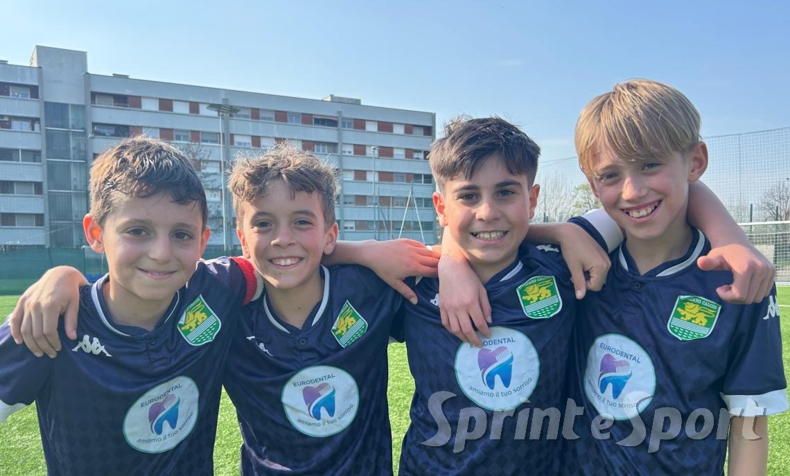 I marcatori Simone Ventola, Alessandro Achilli, FRancesco Gallo Andrei Marcoci &bull; Rozzano