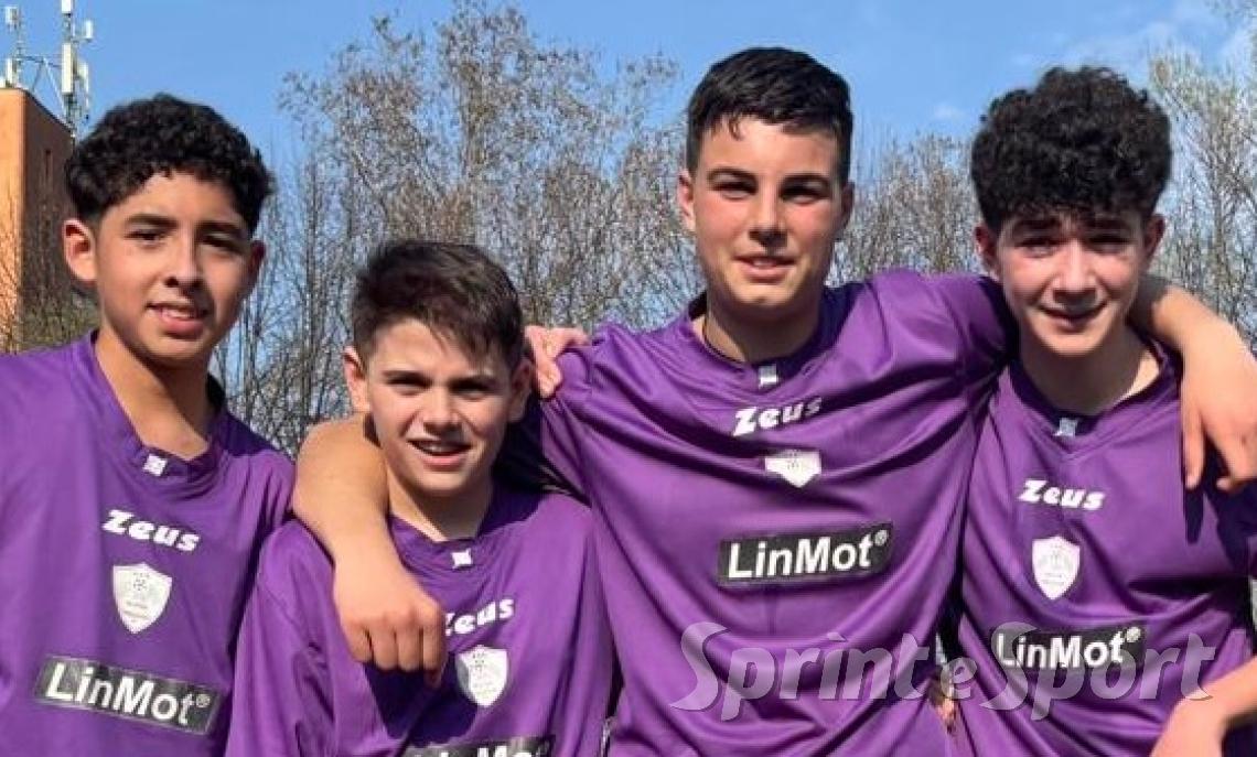 Alessandro Sarmiento Orellana, Thomas Ziglioli, Samuele Sacc&agrave;, Edoardo Ciervo &bull; NUOVA TREZZANO ESORDIENTI 