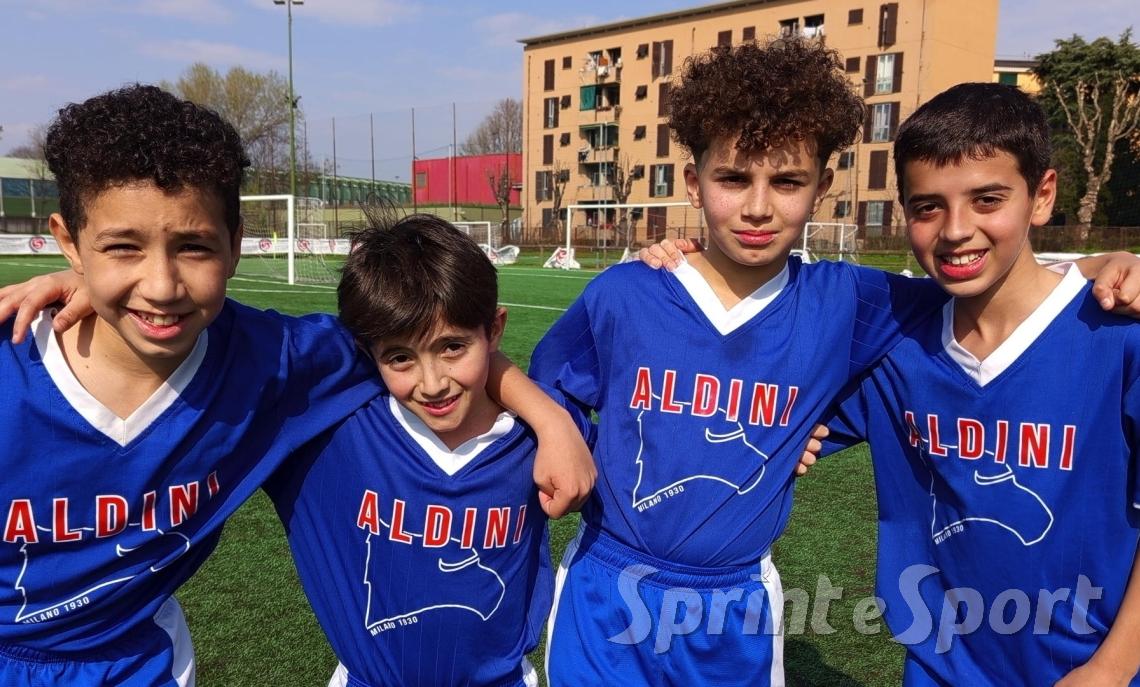 ESORDIENTI ALDINI &bull; Shenouda Botros, Dylan Lucera, Ibrahim Salama, Mattia Di Franco