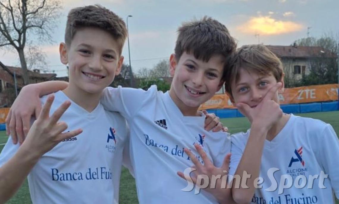 Riccardo Crivelli, Crisel Jongari e Cristiano Loria &bull; ESORDIENTI B ALCIONE