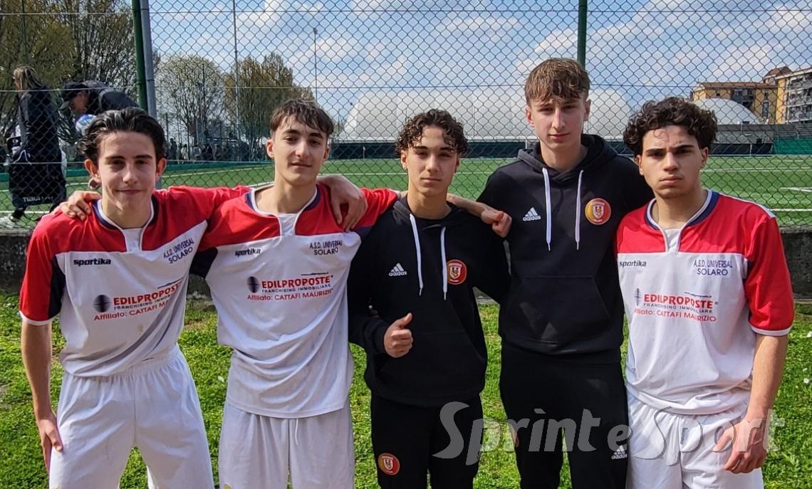 Pietro Vaghi, Gabriele Culici, Jacopo Buonanno, Riccardo Drozd e Federico Ciurca