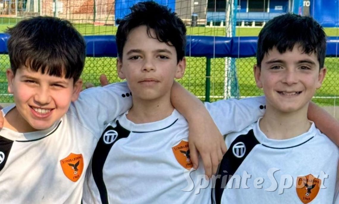 Romeo Ienco, Rodrigo Nucera e Raffaele D'Angelo, gli MVP della giornata &bull; ESORDIENTI B LOMBARDINA