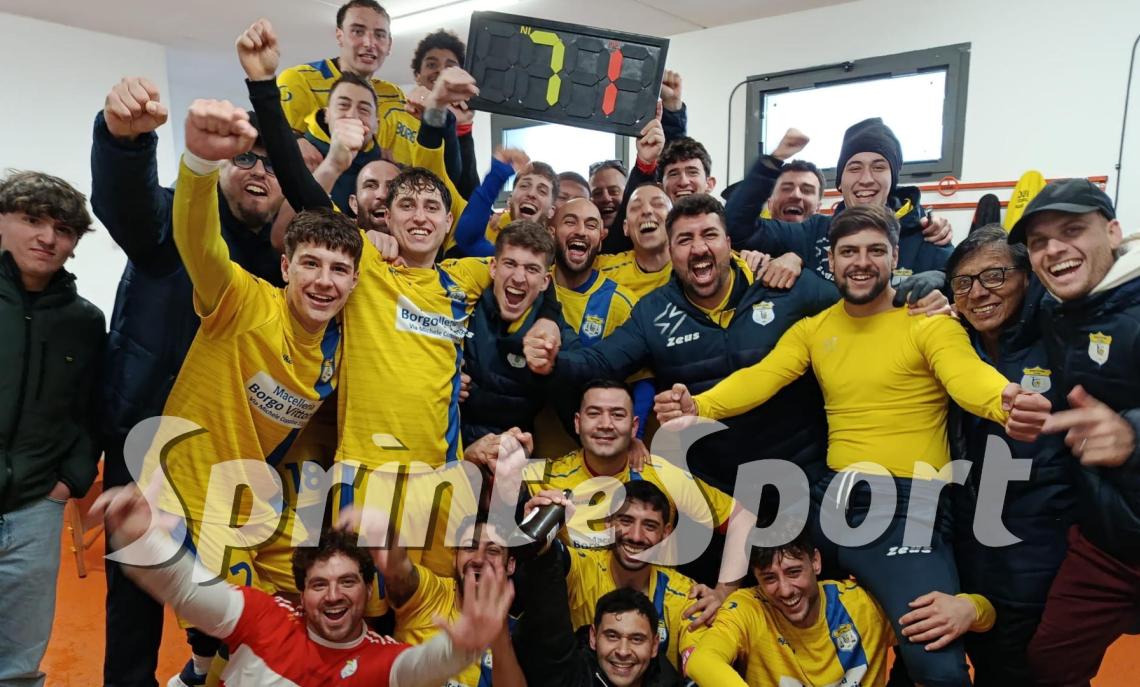 Calcio champagne e un attacco senza freni: i giallobl&ugrave; ne fanno sette alla terza in classifica