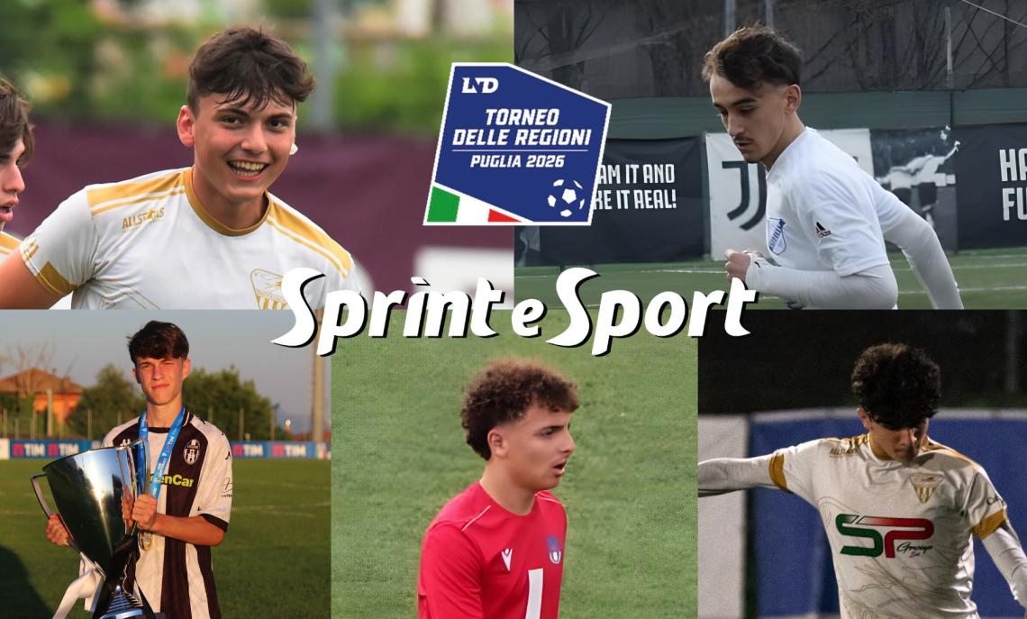 TORNEO DELLE REGIONI 2026 - UNDER 17 &bull; Matteo Maiolo (Chisola), Marco Bertot (Volpiano Pianese), Lorenzo Cavazza (Chisola), Cristian Catanzaro (Vanchiglia) e Alberto Scanavino (Lascaris).
