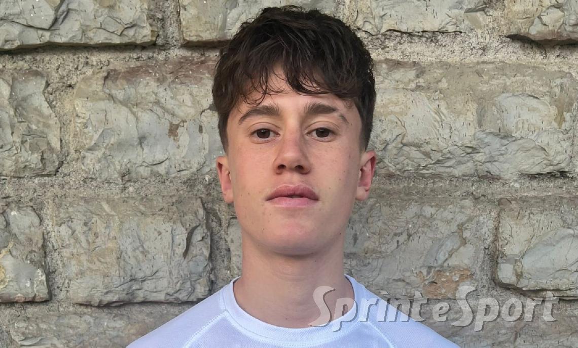 OLGINATESE UNDER 14 &bull; Mattia Sena, autore del gol del pareggio bianconero