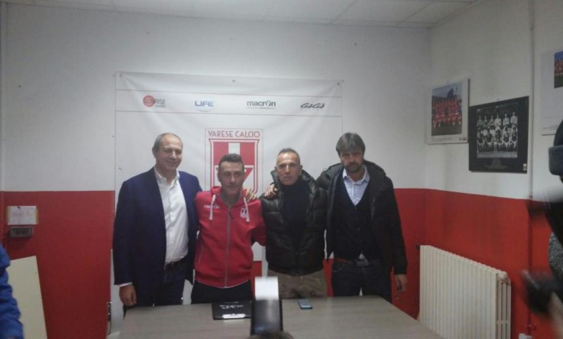 Varese, Basile: "Vogliamo tornare tra i professionisti con Baiano". Foto e racconto