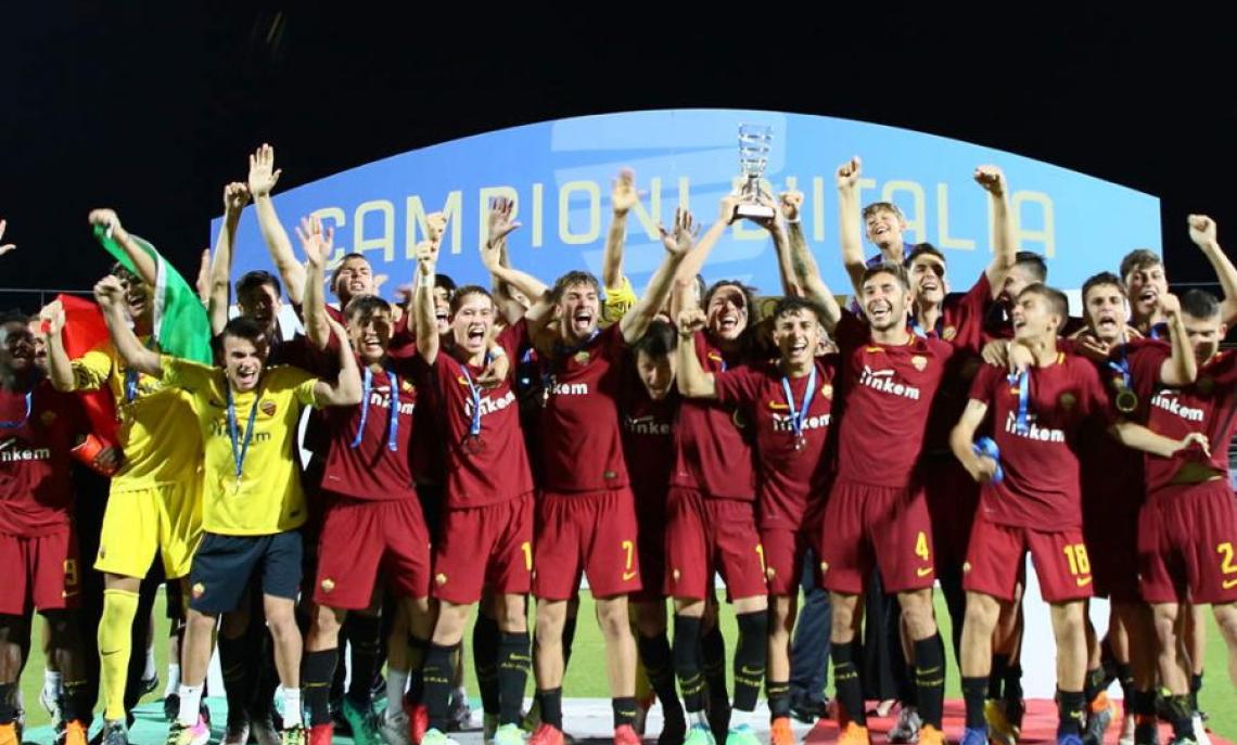 La premiazione della Roma