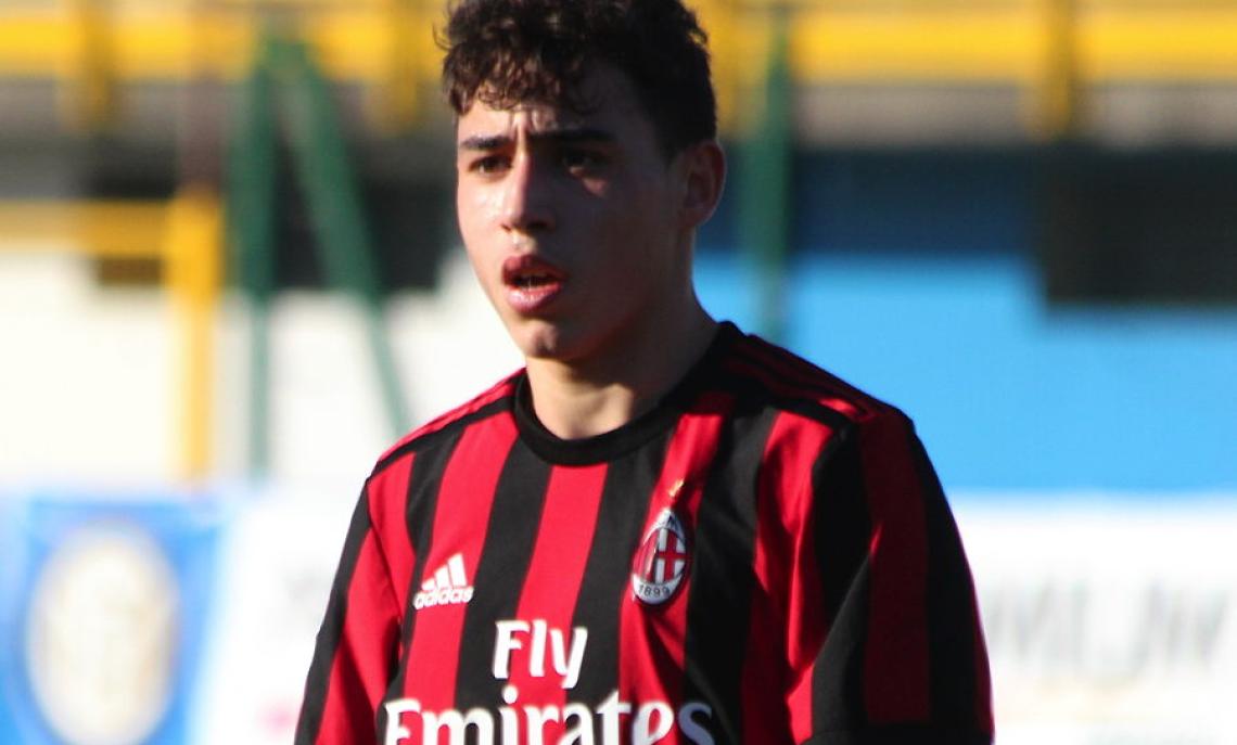 Gabriele Capanni, attaccante del Milan