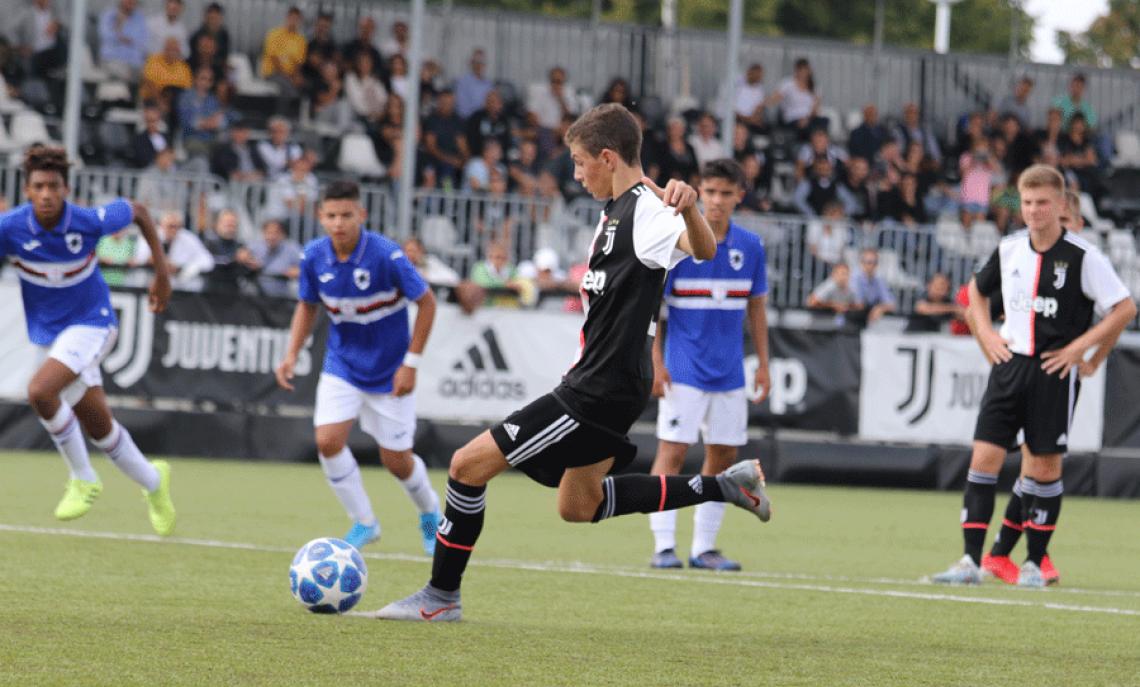 Juventus-Sampdoria Under 15: il rigore della Juve firmato Anghel&egrave;