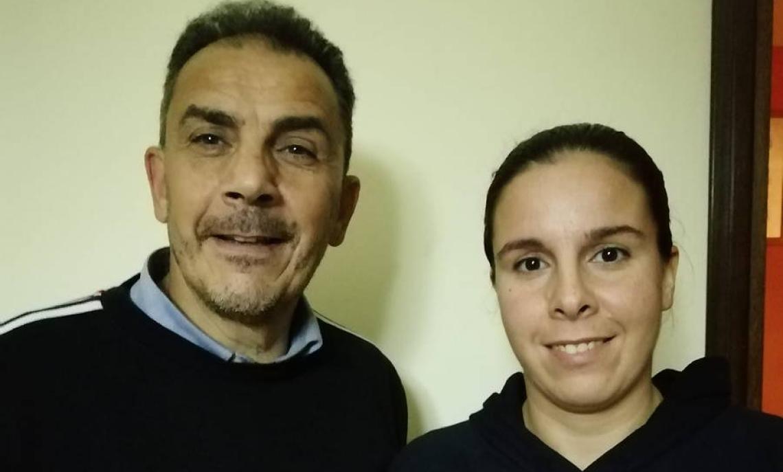 Ottorino Fenaroli, e sua figlia Charlene