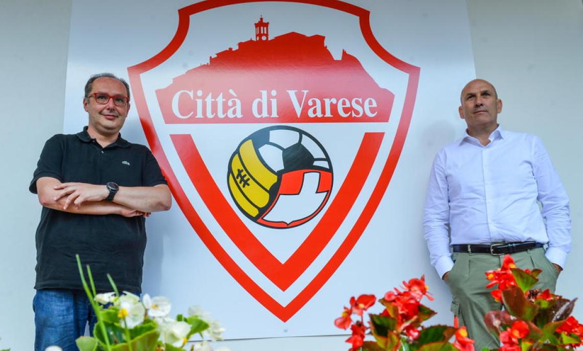 VARESE CALCIO CITTA&rsquo; DI VARESE PRESENTAZIONE ORGANIGRAMMA STAGIONE 2021/2022 PRESSO STADIO FRANCO OSSOLA
