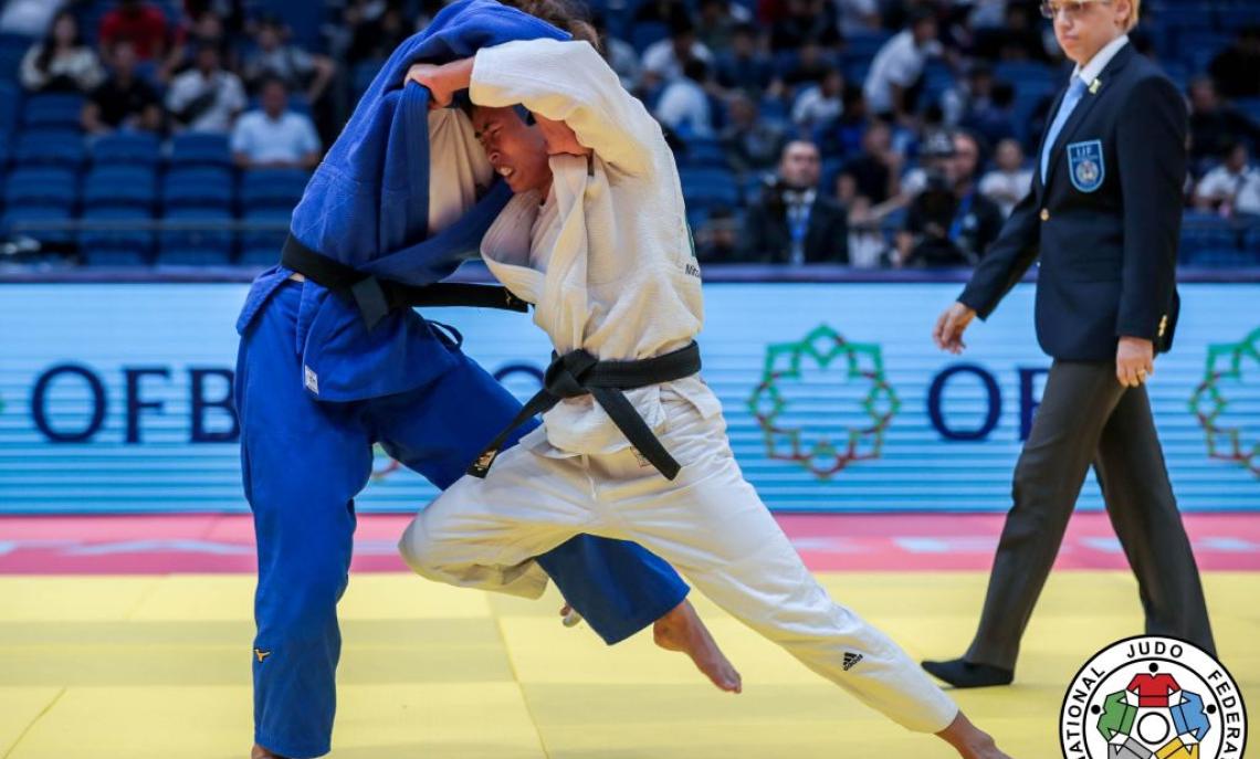 L'arbitro italiano di Judo Roberta Chyurlia, vincitrice nel 2017 e nel 2018 del premio miglior arbitro femminile d'Europa. (fonte &copy; IJF Marina Mayorova, International Judo Federation)