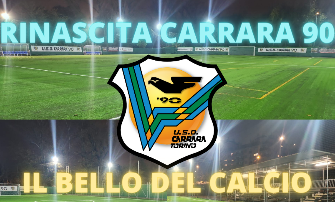 Rinascita Carrara 90: l'8 e il 17-18 dicembre  inaugurazione dei nuovissimi campi con la 3° edizione de "Il Bello del Calcio"