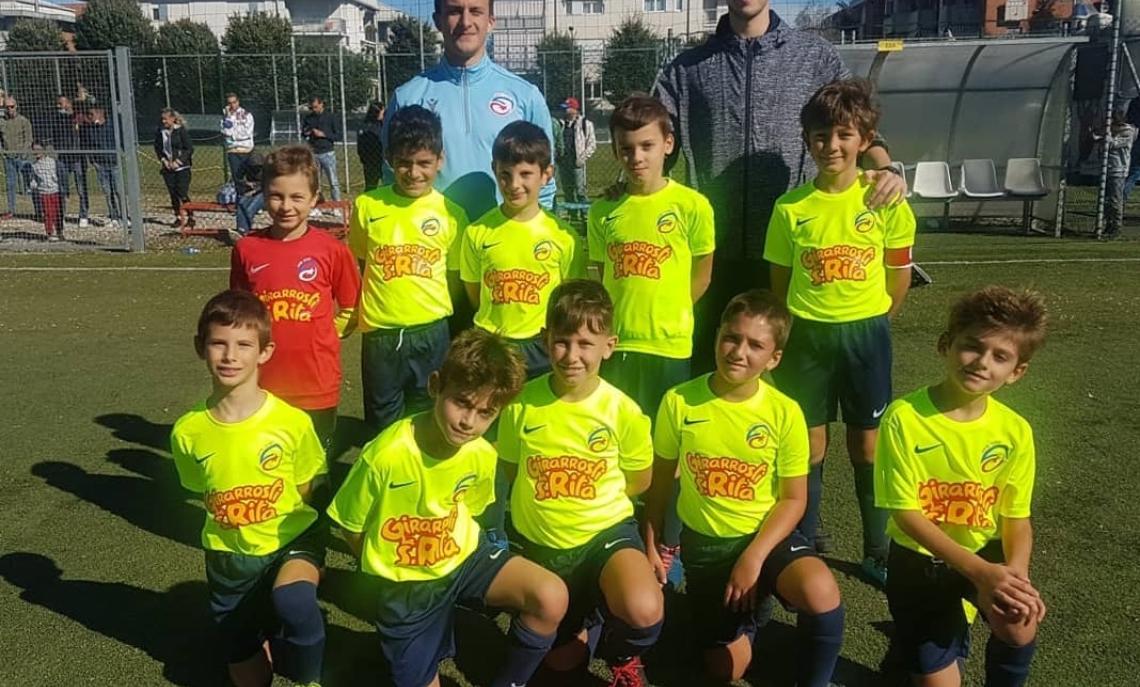 Il team della SkillStar nei Pulcini Misti nel triangolare in casa a settembre