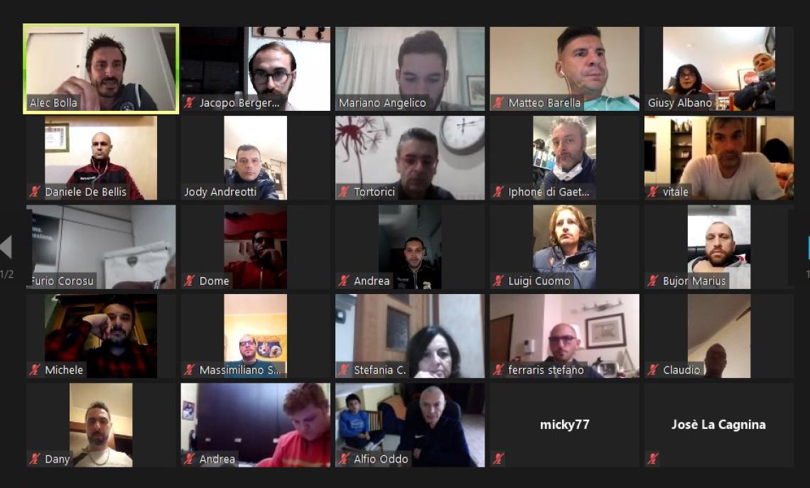 Incontro su Zoom tra Udinese Academy e Rangers Savonera