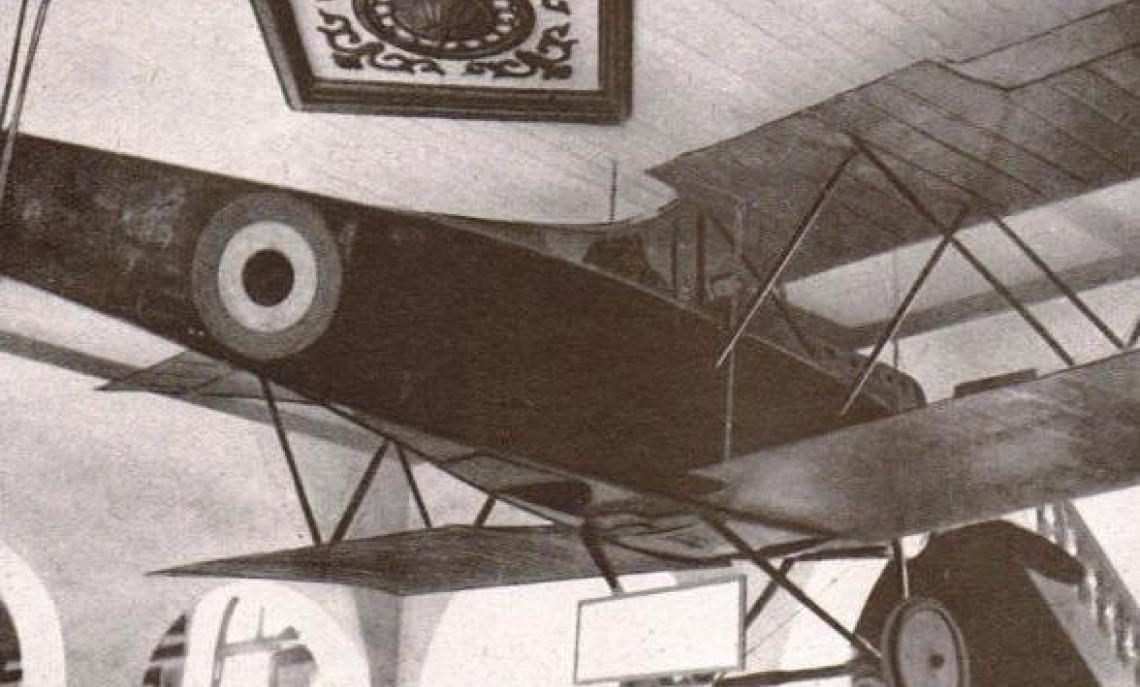 L'aereo usato da Ferrain  nel raid tra Roma e Tokyo nel 1920