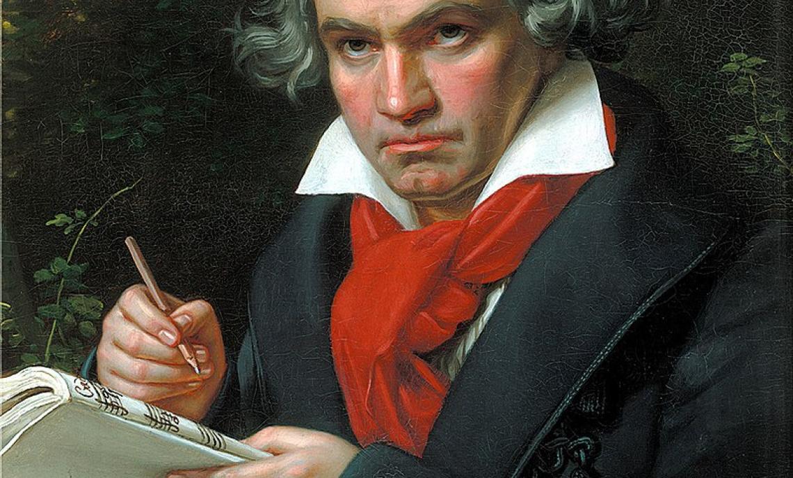 Ludwig van Beethoven, ritratto mentre componeva la Missa Solemnis