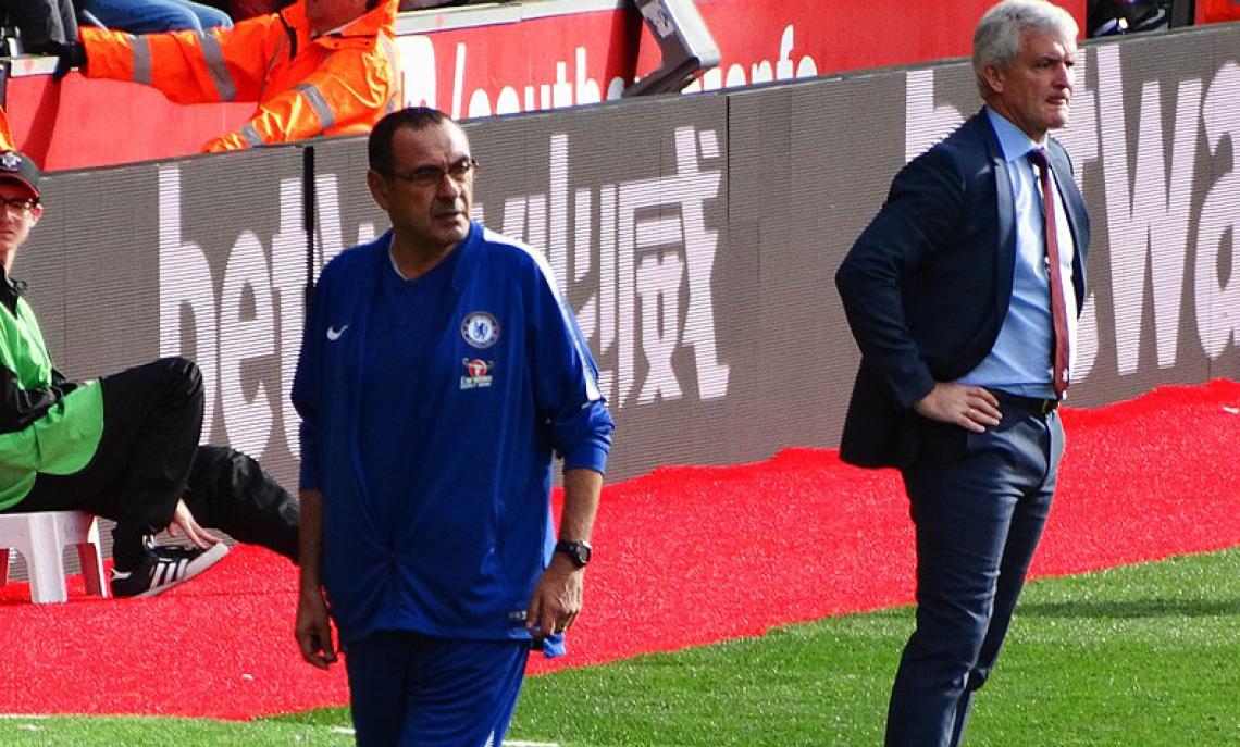 Maurizio Sarri, rituali nel mondo del calcio (foto wikipedia.org)