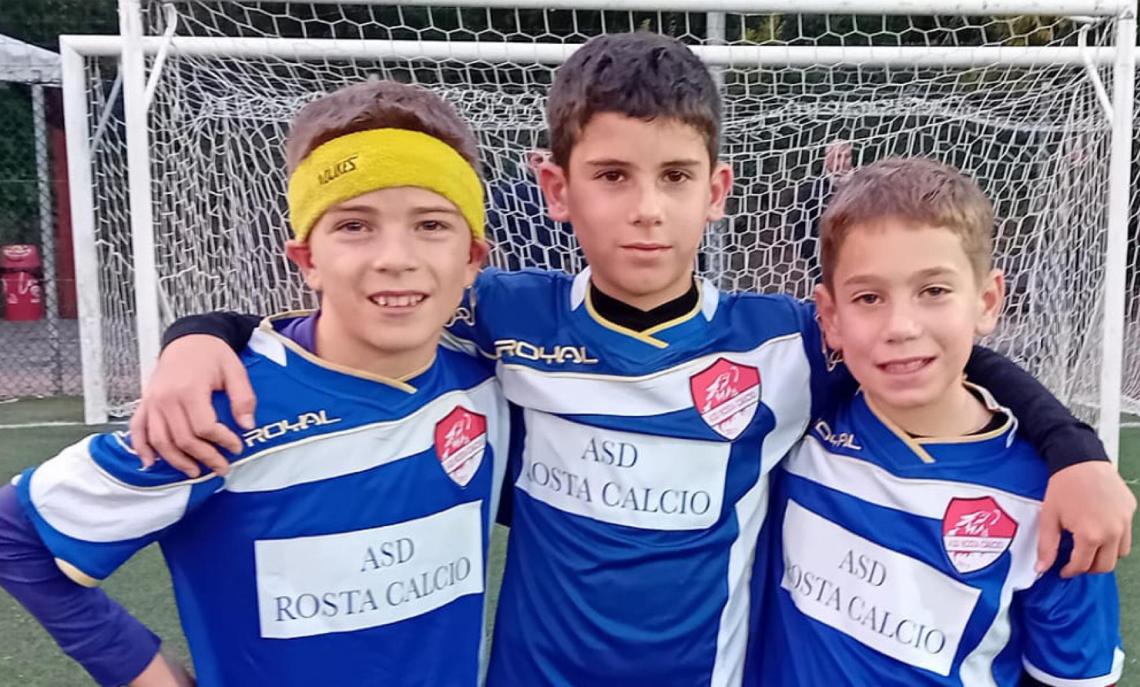 Le tre stelle del Rosta che hanno brillato di più in questa partita: Montanarella, Bordin e Masullo