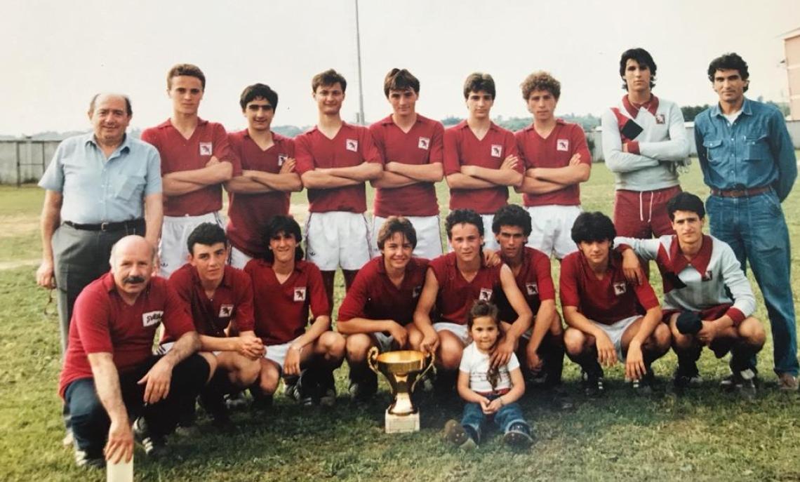 Luca Panetta (il primo in basso a destra) ai tempi del Torino