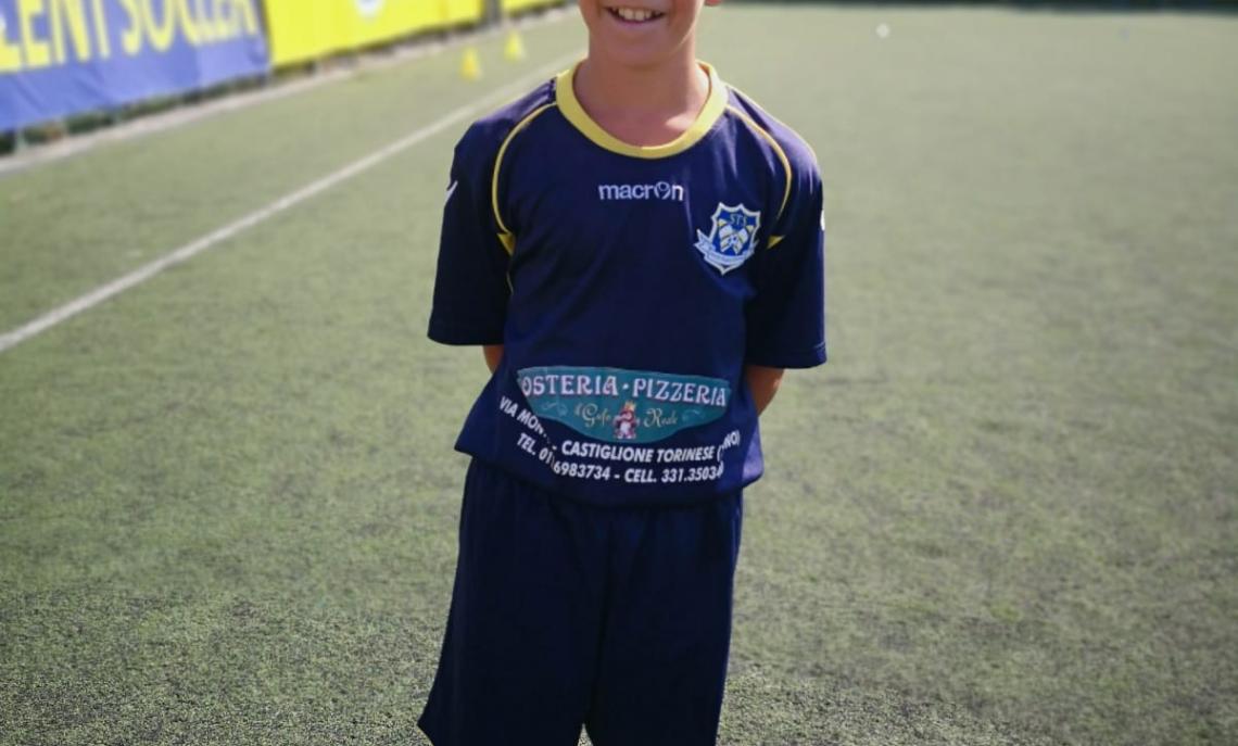 Andrea Castagneri, bomber dello Spazio Talent Soccer