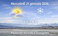 Meteo Piemonte, mercoled&igrave; 21 gennaio 2026: giornata pulita e asciutta: freddo al mattino, sole che aiuta nel pomeriggio