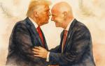 Quanto amore! Trump e Infantino la strana coppia della Coppa