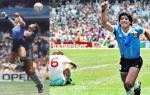 Diego Armando Maradona, mano de dios e aquilone cosmico