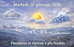 Meteo Piemonte, 20 gennaio 2026: freddo che pizzica, poi pi&ugrave; luce: giornata in progressivo miglioramento