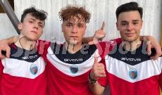 Matias Prodissi, Loris Sutera e Filippo Mastrogiacomo La Spezia Under 18