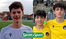 Tomaso Caselli, Mario Mazza e Riccardo Parmigiani; BERGAMO, PAVIA UNDER 15