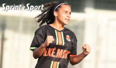 Under 15 Femminile, finale Regionale, Venaria-Independiente 8-1, l'esultanza di Ester Maiolino, autrice di 4 gol prima di andare alla Juve