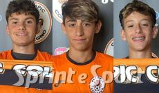 Olympic Collegno 2011, i nuovi acquisti, da sinistra: Joele Camposeo, Marco Marrazzo e Matteo Perticari