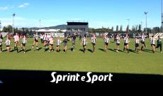 Primavera 1 femminile, Juventus-Roma 3-1: l'esultanza delle bianconere sotto la curva del Vinovo Center