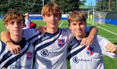 UNDER 15 ÉLITE VIRTUS CISERANO BERGAMO • Edoardo Orlandi, Leonardo Rota e Daniele Morreale