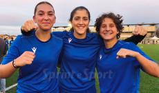 Rappresentativa Femminile Under 21 Piemonte e Valle d'Aosta: Sara Campasso, Olivia Rigazzi, Cecilia Doria