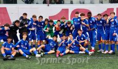 Regionali Piemonte Girone B, Vanchiglia-Volpiano Pianese 1-2. La festa delle Foxes a fine partita (Foto di Olivia Rigazzi) 