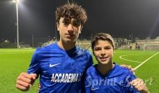 ACCADEMIA INTER UNDER 14 • Santoro e Zanetti, protagonisti nella vittoria contro il Milano F.A.